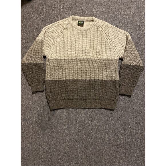 VTG Donegal Fisherman Wool Sweater Handloomed in Ireland Men’s Size Men’s XL 130 - Picture 1 of 8